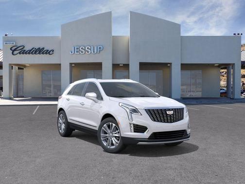 Crystal White Tri-Coat 2025 Cadillac XT5 Premium Luxury
