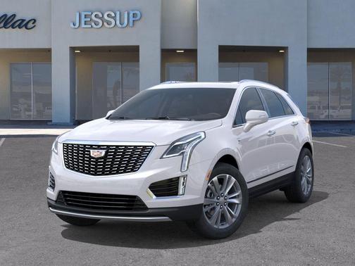 Crystal White Tri-Coat 2025 Cadillac XT5 Premium Luxury