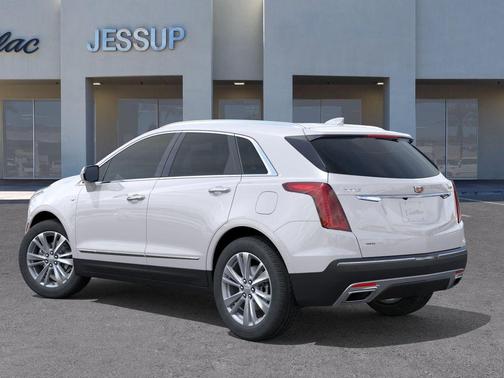 Crystal White Tri-Coat 2025 Cadillac XT5 Premium Luxury