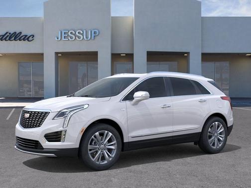 Crystal White Tri-Coat 2025 Cadillac XT5 Premium Luxury