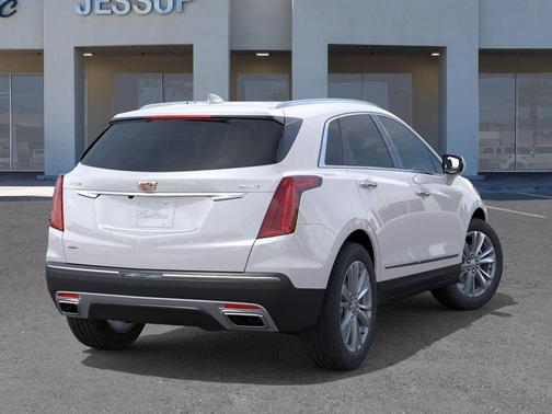 Crystal White Tri-Coat 2025 Cadillac XT5 Premium Luxury