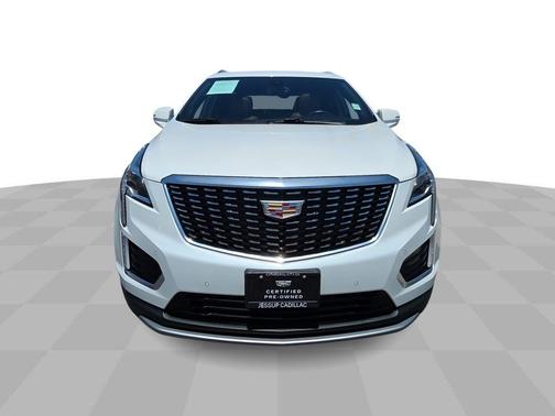 Crystal White Tri-Coat 2024 Cadillac XT5 Premium Luxury