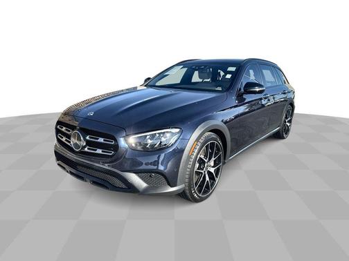 Blue 2022 Mercedes-Benz E-Class E 450 4MATIC