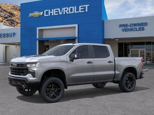 Sterling Gray Metallic 2026 Chevrolet Silverado 1500 LT Trail Boss