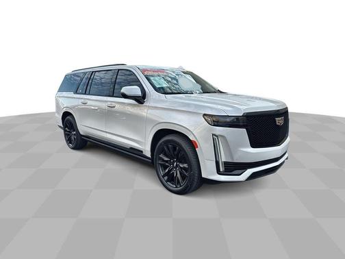 Crystal White Tri-Coat 2021 Cadillac Escalade ESV Sport