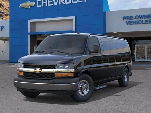 Black 2026 Chevrolet Express 3500 LT