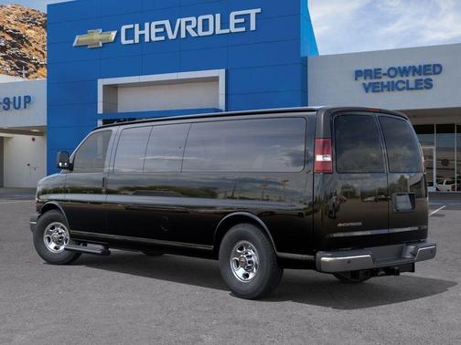 Black 2026 Chevrolet Express 3500 LT