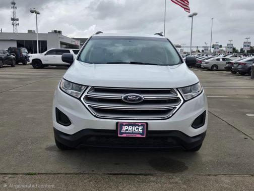 Oxford White 2017 Ford Edge SE