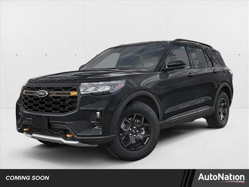 Agate Black Metallic 2026 Ford Explorer Tremor