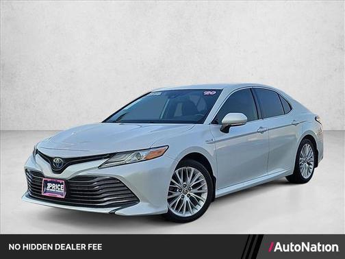Wind Chill Pearl 2020 Toyota Camry Hybrid XLE