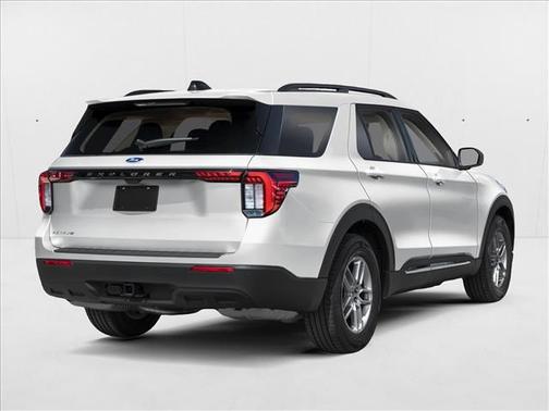 Space White Metallic 2026 Ford Explorer Active