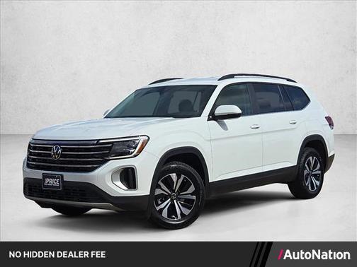 Pure White 2025 Volkswagen Atlas 2.0T SE