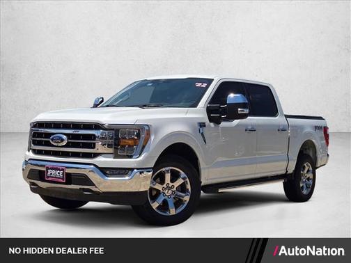 Star White Metallic Tri-Coat 2022 Ford F-150 Lariat