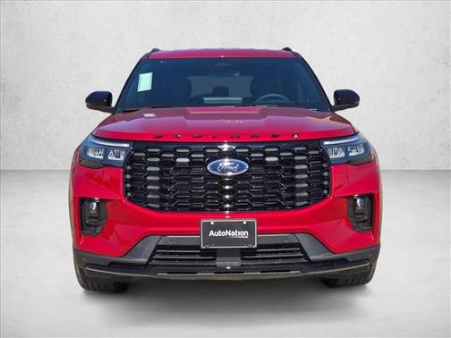 Rapid Red Metallic Tinted Clearcoat 2026 Ford Explorer ST-Line
