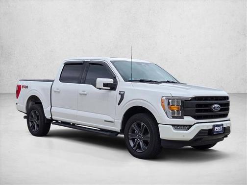 Star White Metallic Tri-Coat 2023 Ford F-150 Lariat