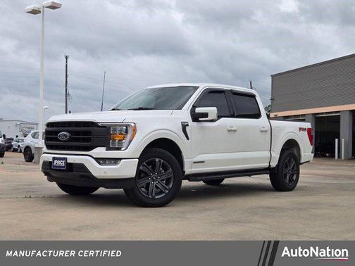 Star White Metallic Tri-Coat 2023 Ford F-150 Lariat