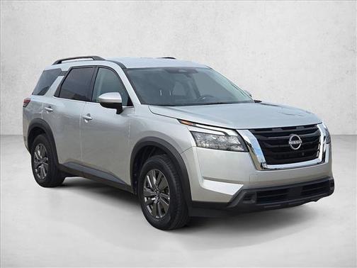 Brilliant Silver Metallic 2025 Nissan Pathfinder SV FWD