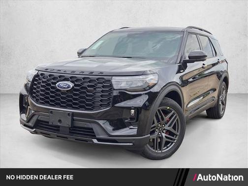Agate Black Metallic 2026 Ford Explorer ST-Line