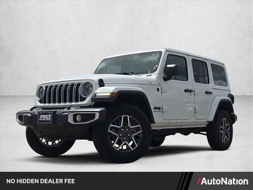 Bright White Clearcoat 2025 Jeep Wrangler 4-Door Sahara 4x4