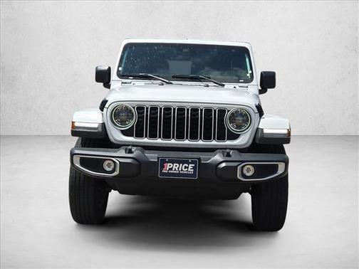 Bright White Clearcoat 2025 Jeep Wrangler 4-Door Sahara 4x4
