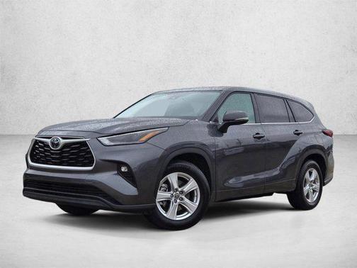 Magnetic Gray Metallic 2025 Toyota Highlander LE
