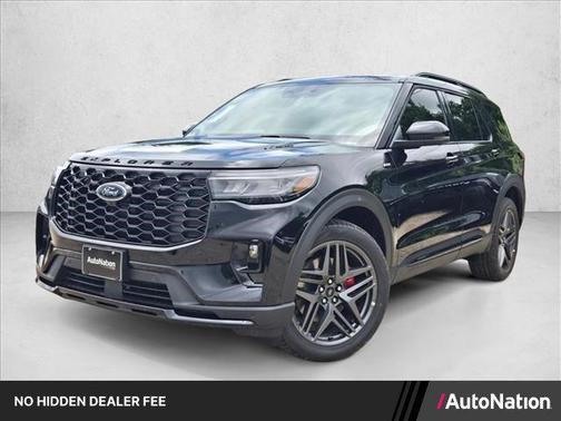 Agate Black Metallic 2026 Ford Explorer ST-Line