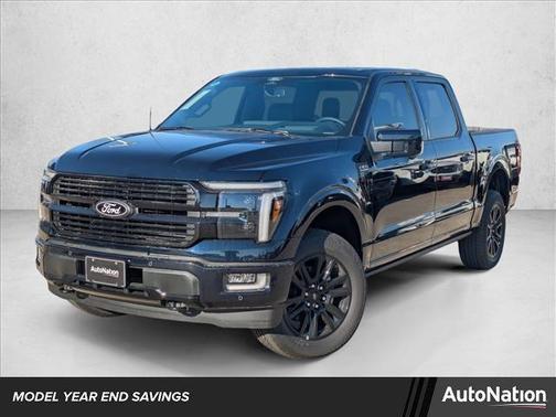 Antimatter Blue Metallic 2025 Ford F-150 Platinum Truck
