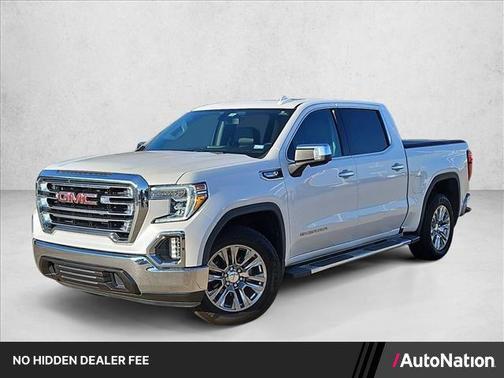 White Frost Tricoat 2021 GMC Sierra 1500 SLT
