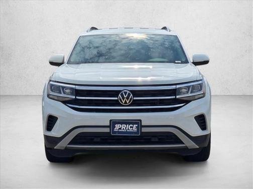 Pure White 2022 Volkswagen Atlas 3.6L SE w/Technology