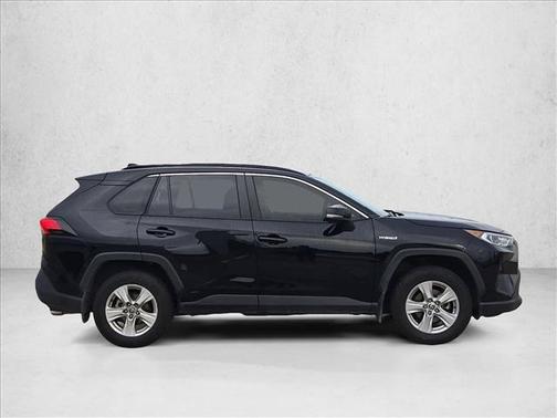 Midnight Black Metallic 2021 Toyota RAV4 Hybrid XLE
