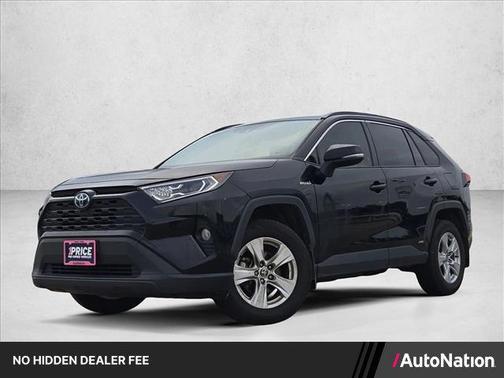 Midnight Black Metallic 2021 Toyota RAV4 Hybrid XLE