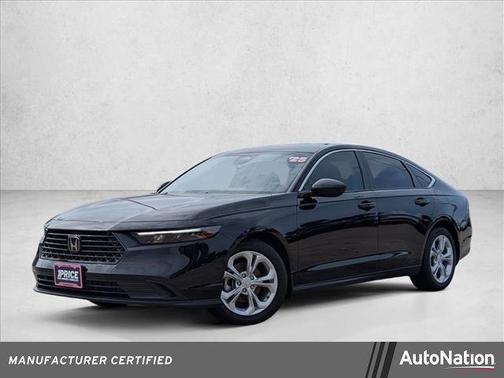 Crystal Black Pearl 2025 Honda Accord LX 1.5T