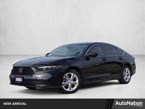 Crystal Black Pearl 2025 Honda Accord LX 1.5T