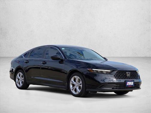 Crystal Black Pearl 2025 Honda Accord LX 1.5T