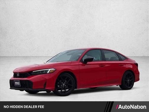 Rallye Red 2025 Honda Civic Sport