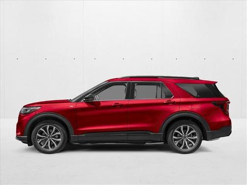 Rapid Red Metallic Tinted Clearcoat 2026 Ford Explorer ST-Line