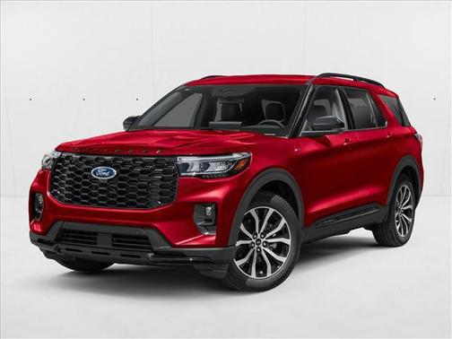 Rapid Red Metallic Tinted Clearcoat 2026 Ford Explorer ST-Line