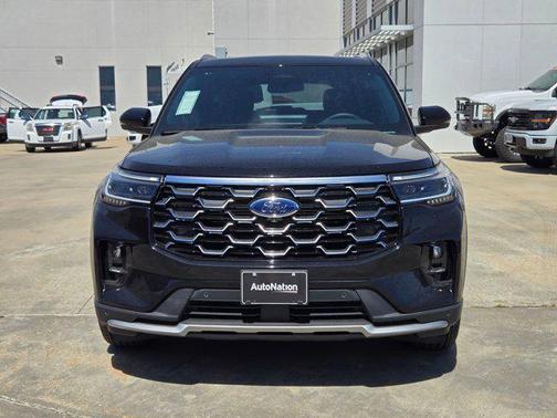 Agate Black Metallic 2026 Ford Explorer Platinum