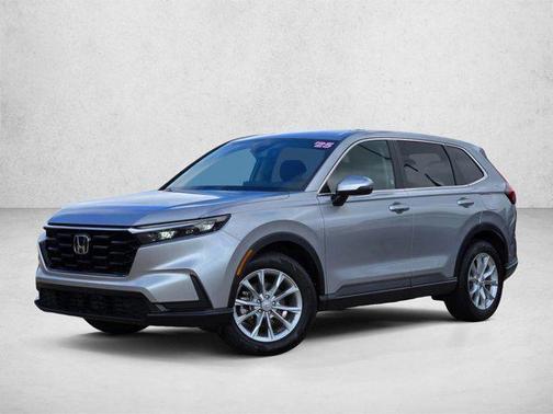 Solar Silver Metallic 2025 Honda CR-V EX AWD