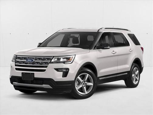 White Platinum Metallic Tri-Coat 2018 Ford Explorer XLT
