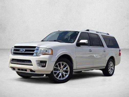 White Platinum Metallic Tri-Coat 2017 Ford Expedition EL Limited