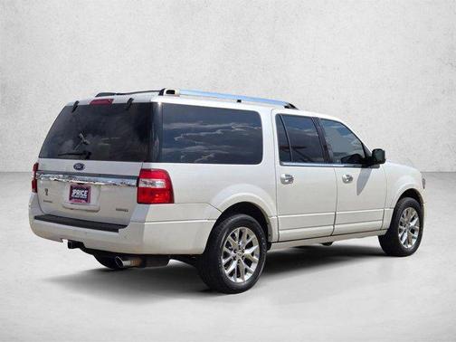 White Platinum Metallic Tri-Coat 2017 Ford Expedition EL Limited