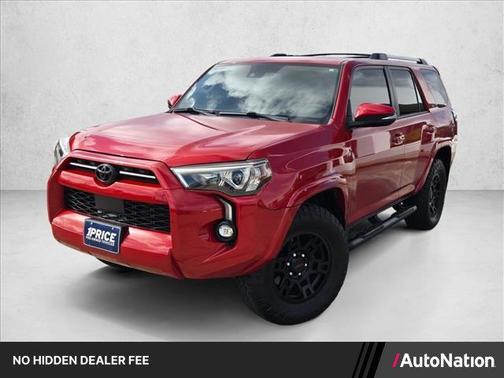 Barcelona Red Metallic 2021 Toyota 4Runner SR5 Premium