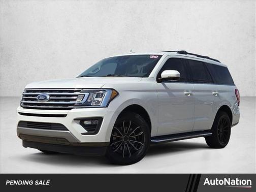 Star White Metallic Tri-Coat 2020 Ford Expedition XLT