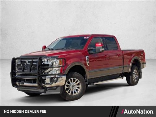 Rapid Red Metallic Tinted Clearcoat 2022 Ford F-250 Lariat