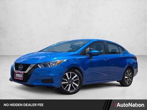 Electric Blue Metallic 2021 Nissan Versa 1.6 SV