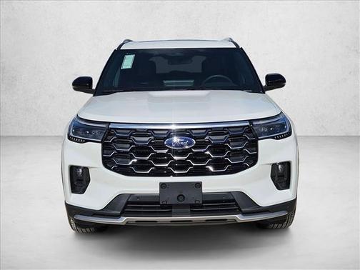 Star White Metallic Tri-Coat 2026 Ford Explorer Platinum
