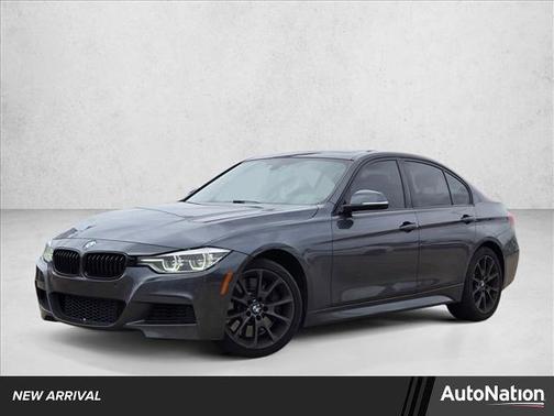 Blue 2017 BMW 340 xDrive