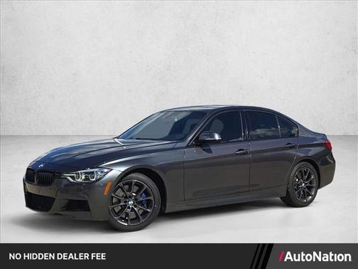 Blue 2017 BMW 340 xDrive