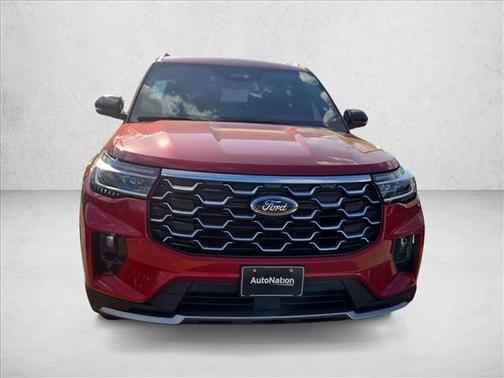 Rapid Red Metallic Tinted Clearcoat 2026 Ford Explorer Platinum